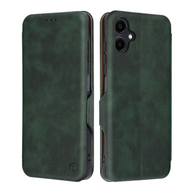 Husa 360° Samsung Galaxy A06 Techsuit Safe Wallet Plus, verde