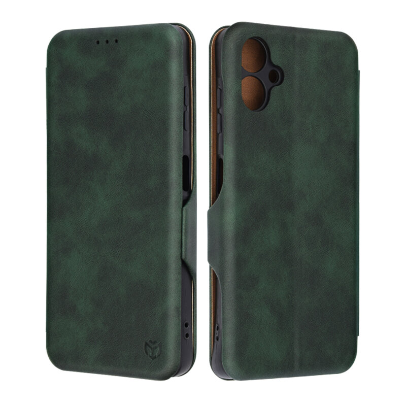 Husa 360° Samsung Galaxy A06 Techsuit Safe Wallet Plus, verde