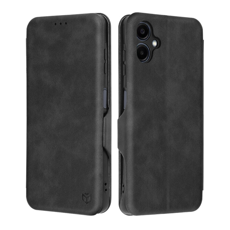 Husa 360° Samsung Galaxy A06 Techsuit Safe Wallet Plus, negru