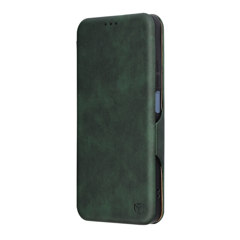 Husa 360° Realme C63 Techsuit Safe Wallet Plus, verde