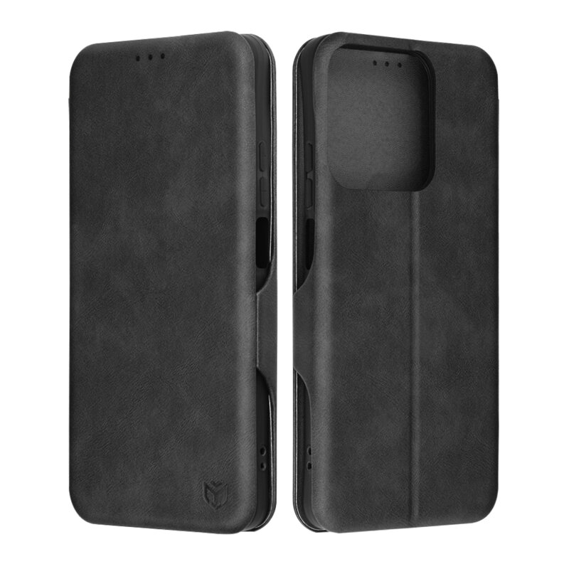 Husa 360° Realme C61 Techsuit Safe Wallet Plus, negru