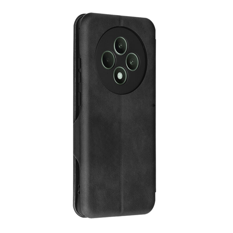 Husa 360° Oppo Reno12 F 5G Techsuit Safe Wallet Plus, negru