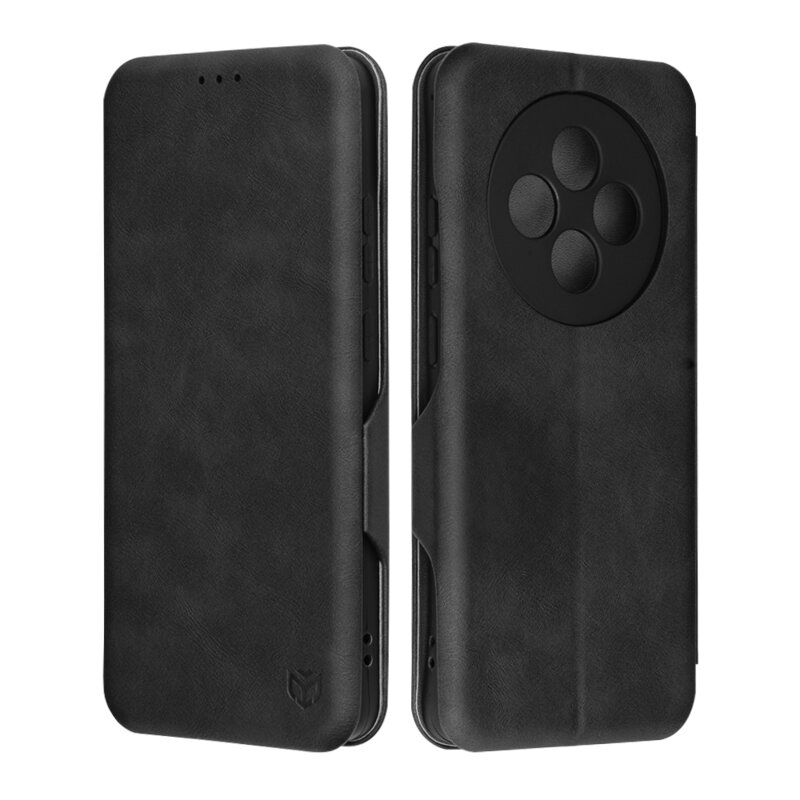 Husa 360° Oppo Reno12 F 5G Techsuit Safe Wallet Plus, negru