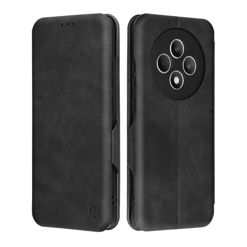 Husa 360° Oppo Reno12 F 4G Techsuit Safe Wallet Plus, negru