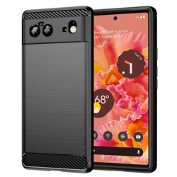 Husa Google Pixel 6 Techsuit Carbon Silicone - Negru