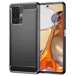 Husa Xiaomi 11T Pro Techsuit Carbon Silicone - Negru