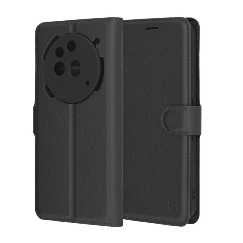 Husa Nothing Phone (3a) Pro Techsuit Leather Folio, negru