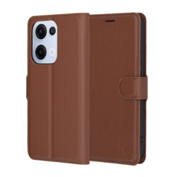 Husa Oppo Reno13 Techsuit Leather Folio, maro