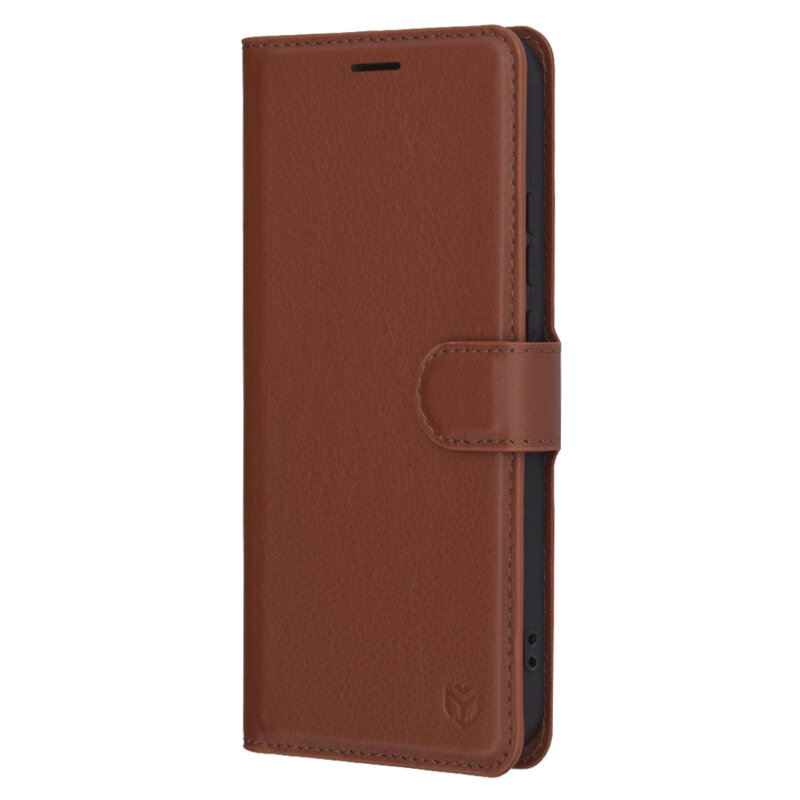 Husa Oppo Reno13 Techsuit Leather Folio, maro