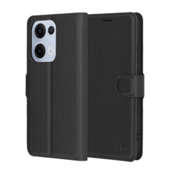 Husa Oppo Reno13 Techsuit Leather Folio, negru