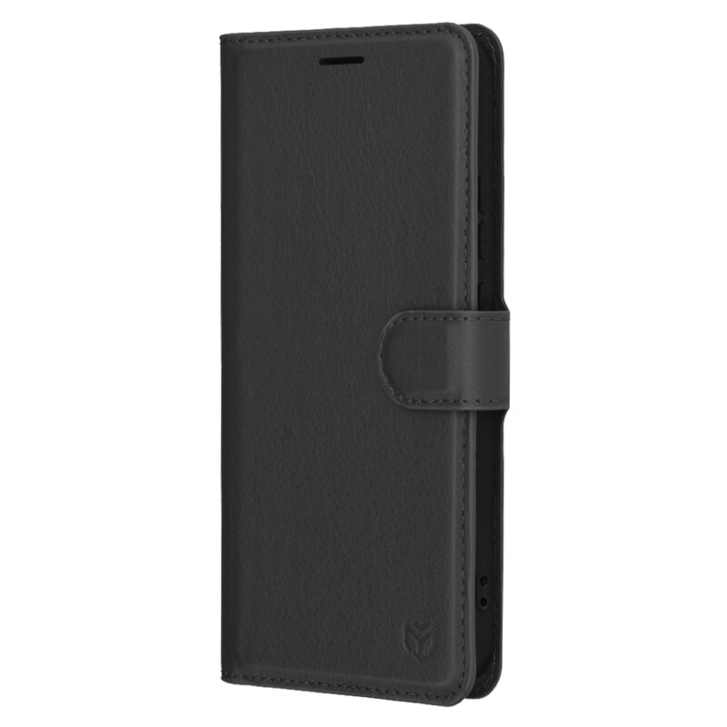 Husa Oppo Reno13 Techsuit Leather Folio, negru