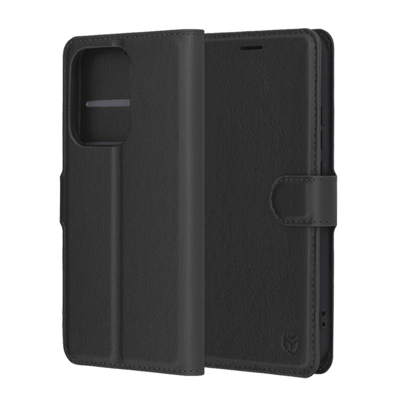 Husa Oppo Reno13 Techsuit Leather Folio, negru