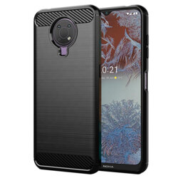 Husa Nokia G10 Techsuit Carbon Silicone, negru