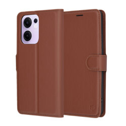 Husa Oppo Reno13 F 4G Techsuit Leather Folio, maro