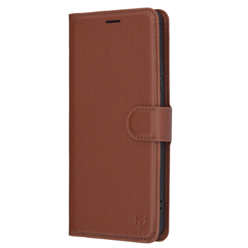 Husa Oppo Reno13 F 4G Techsuit Leather Folio, maro