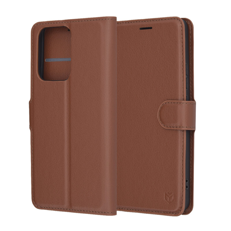 Husa Oppo Reno13 F 5G Techsuit Leather Folio, maro