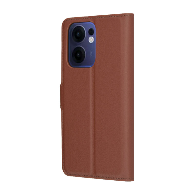 Husa Oppo Reno13 FS 5G Techsuit Leather Folio, maro