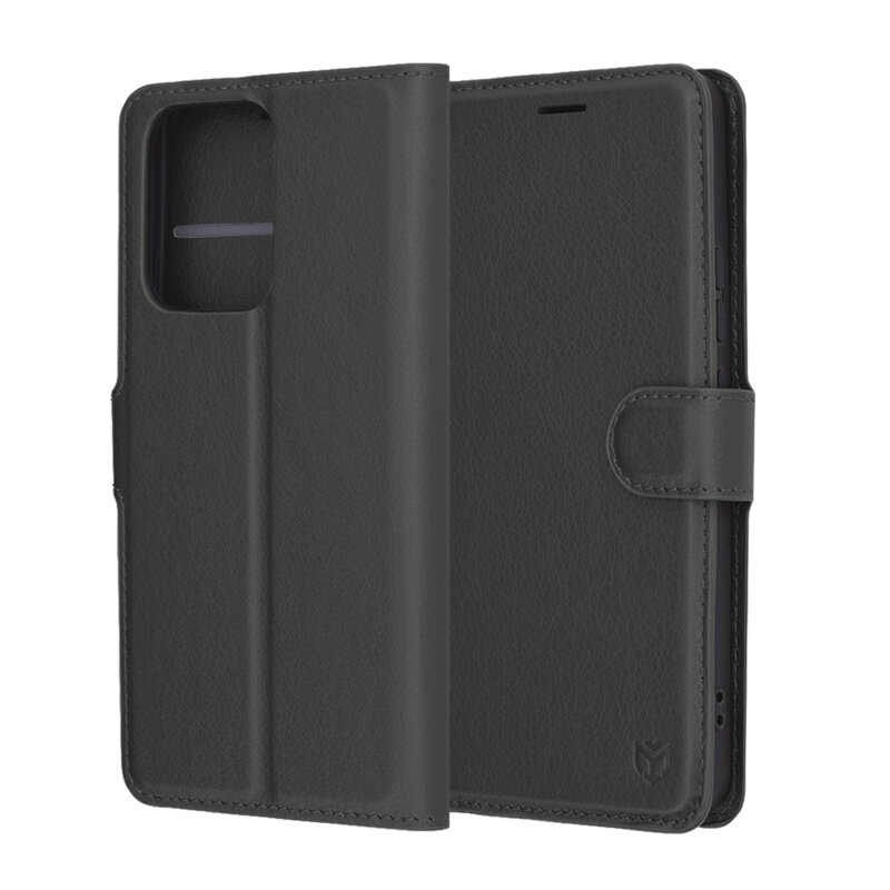 Husa Oppo Reno13 F 4G Techsuit Leather Folio, negru