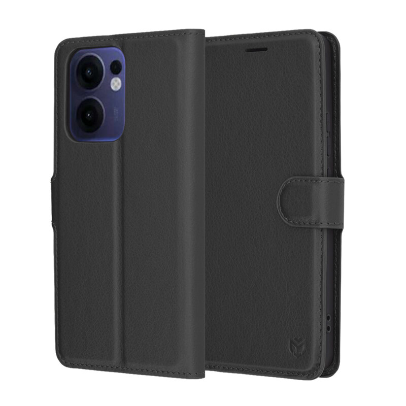 Husa Oppo Reno13 FS 5G Techsuit Leather Folio, negru