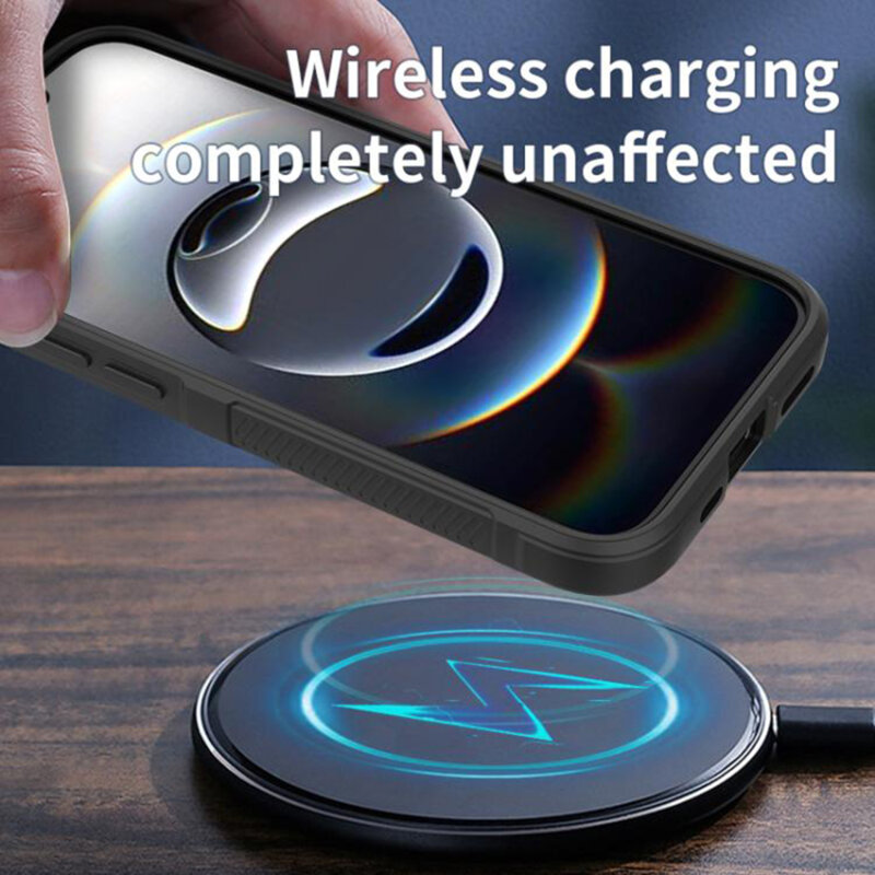 Husa iPhone 16e Techsuit Magic Shield, bleu