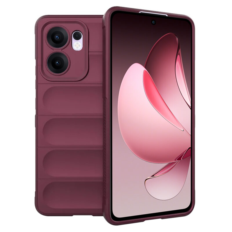Husa Oppo Reno13 F 4G Techsuit Magic Shield, bordo