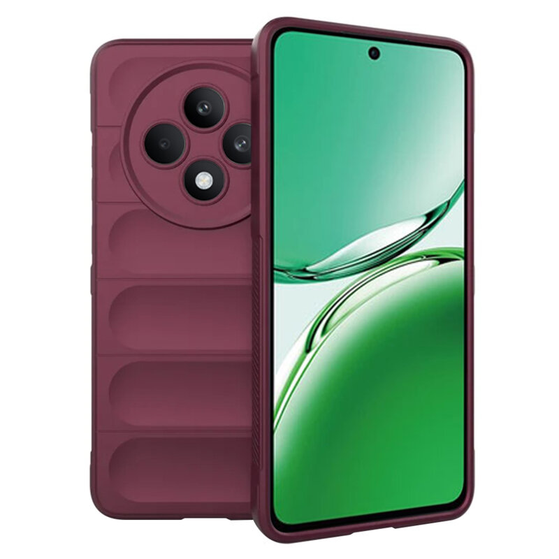 Husa Oppo Reno12 F 4G Techsuit Magic Shield, bordo