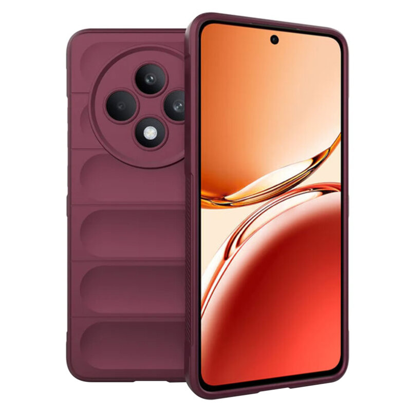 Husa Oppo Reno12 FS 5G Techsuit Magic Shield, bordo