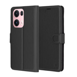 Husa Oppo Reno13 Pro Techsuit Leather Folio, negru