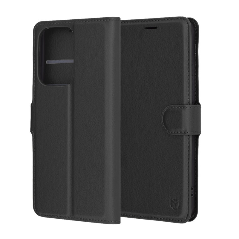 Husa Oppo Reno13 Pro Techsuit Leather Folio, negru
