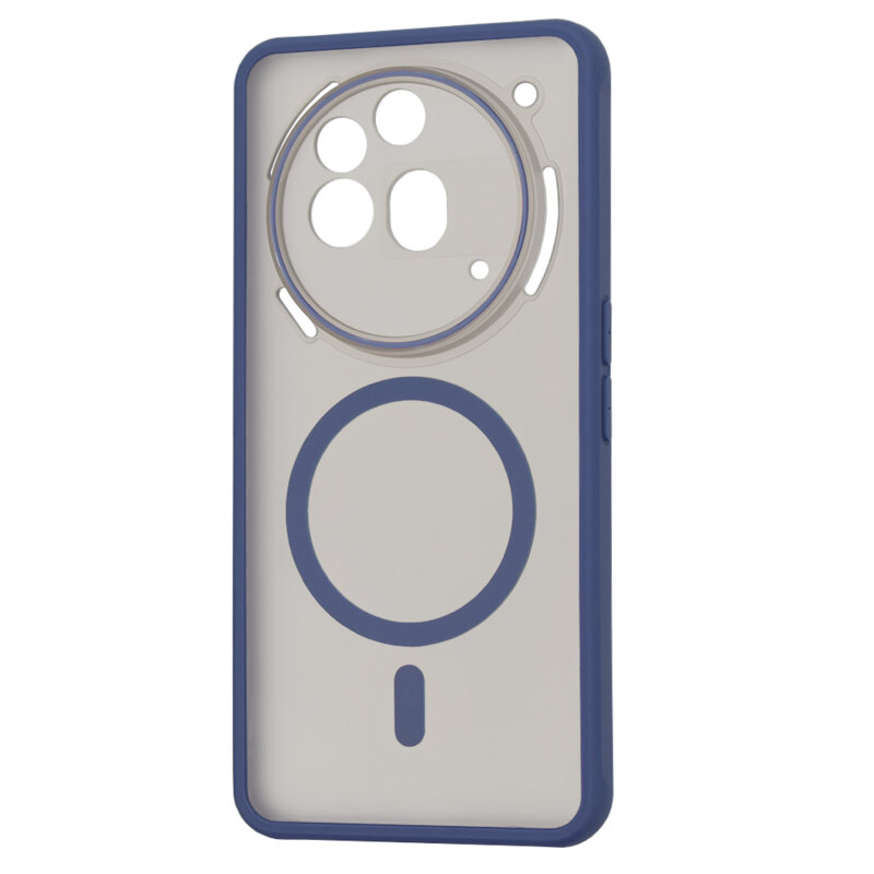 Husa Nothing Phone (3a) Pro Techsuit HaloFrost MagSafe Series, bleumarin