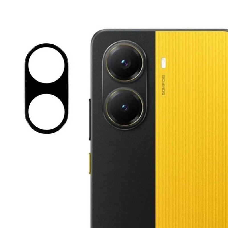 Folie camera Xiaomi Poco X7 Pro Techsuit Full Glass, negru