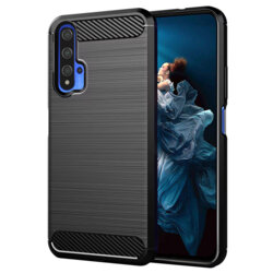 Husa Huawei Honor 20 Techsuit Carbon Silicone, negru