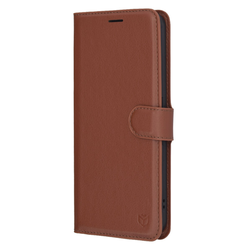 Husa Nothing Phone (3a) Techsuit Leather Folio, maro