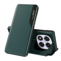 Husa Xiaomi Redmi Note 14 Pro 5G Eco Leather View flip tip carte, verde