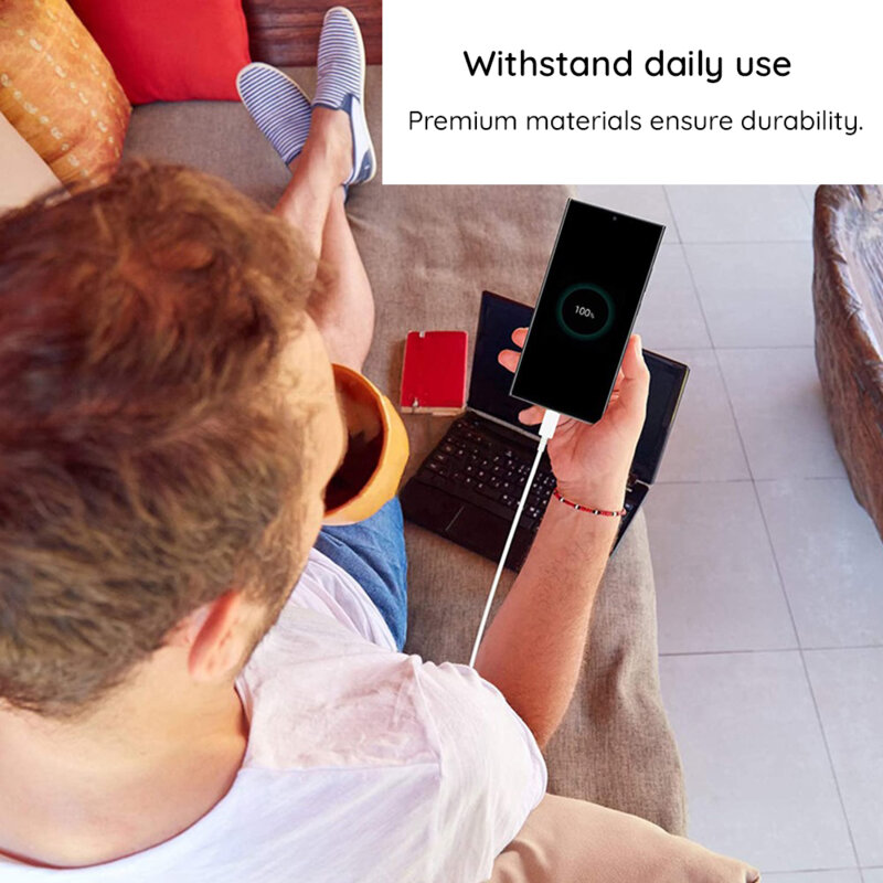 Cablu date tip C Samsung, 25W, 3A, 1m, negru, bulk, EP-DN980BBE