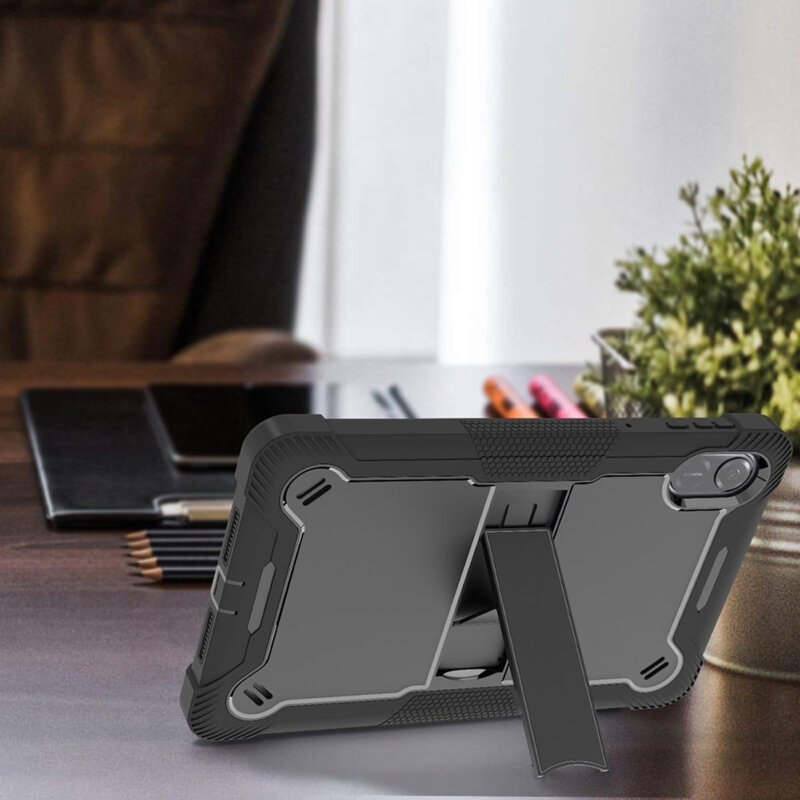 [Pachet 360°] Husa + folie sticla Honor Pad X8a Techsuit Rugged TabShell, negru