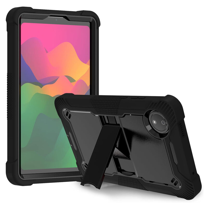 [Pachet 360°] Husa + folie sticla Xiaomi Pad 7 Techsuit Rugged TabShell, negru