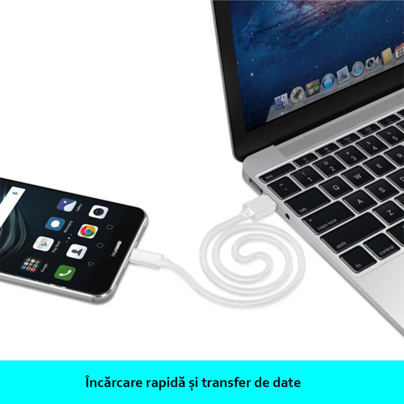 Cablu Huawei Fast Charging USB la Type-C, 5A, 1m, bulk, HL-1289