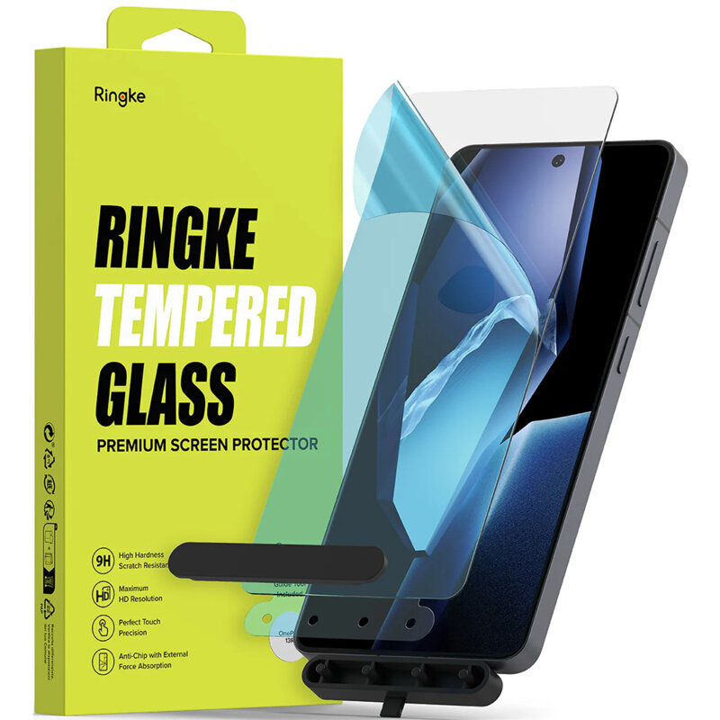 Folie sticla OnePlus 13R Ringke Tempered Glass, transparenta