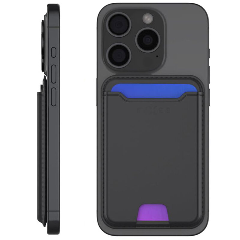 Portofel MagSafe Apple Find My Fixed Mag Wallet, negru