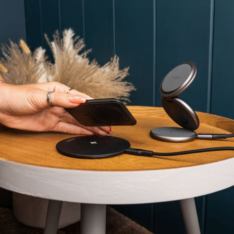 Portofel MagSafe Apple Find My Fixed Mag Wallet, negru