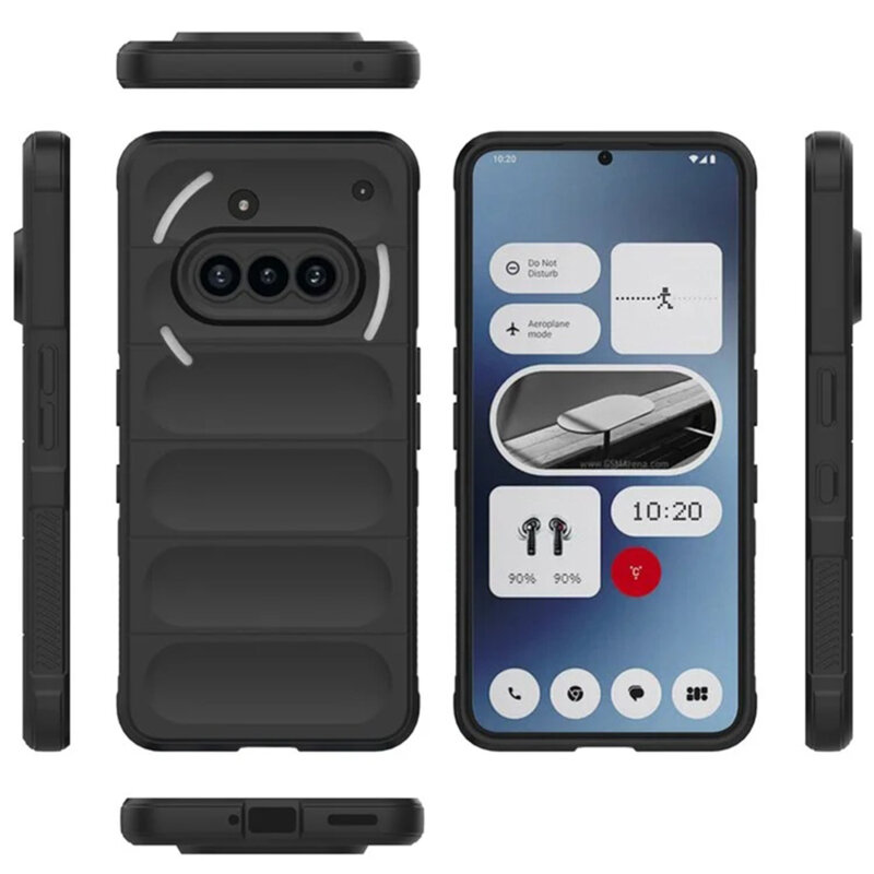 Husa Nothing Phone (3a) Techsuit Magic Shield, negru