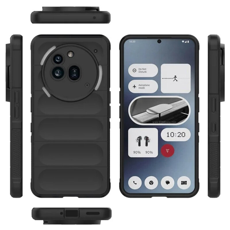 Husa Nothing Phone (3a) Pro Techsuit Magic Shield, negru