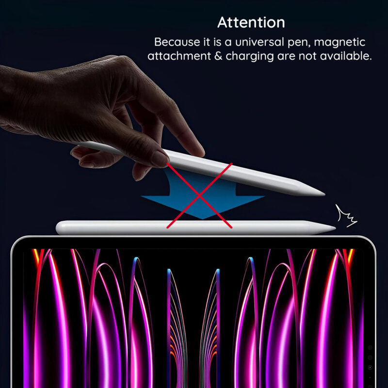 Stylus pen universal pentru telefon, tableta Techsuit T1, alb