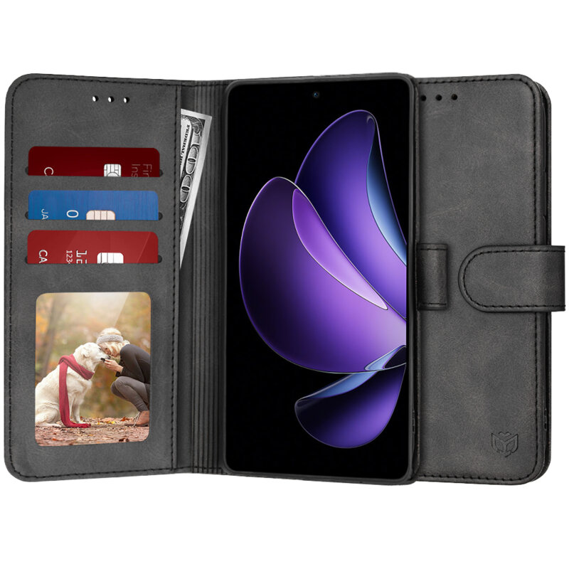 Husa 360 Oppo Reno13 F 5G Techsuit Diary Book, negru