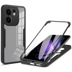 Husa 360° Oppo Reno13 F 4G Techsuit ColorVerse, negru
