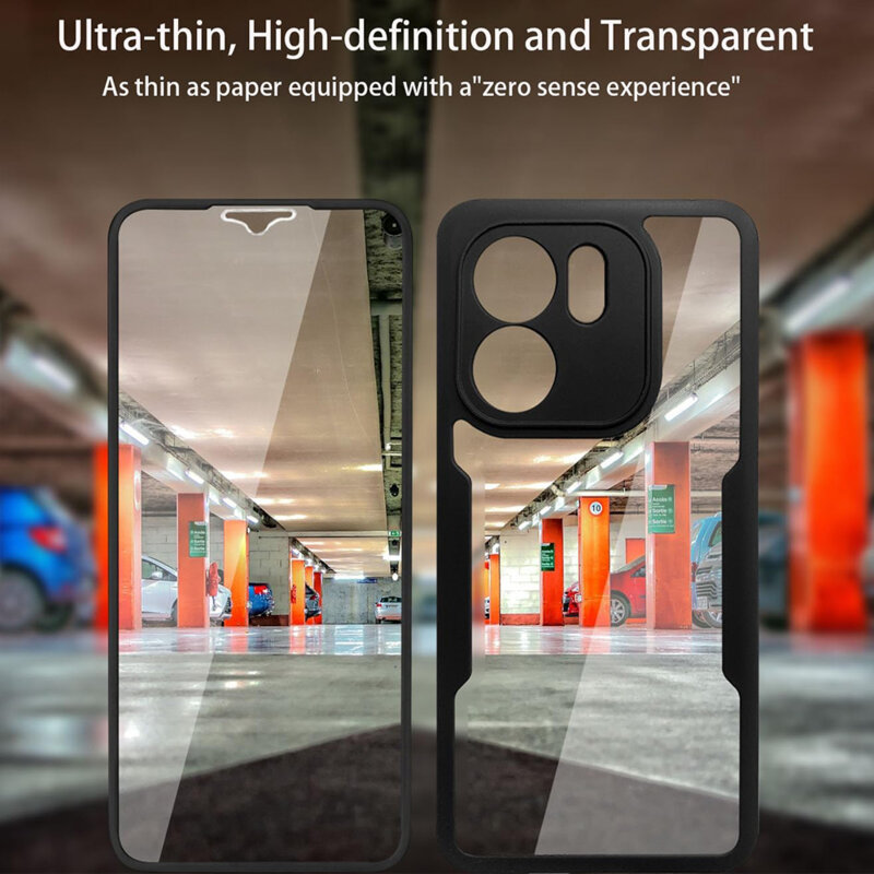 Husa 360° Oppo Reno13 F 5G Techsuit ColorVerse, negru