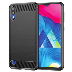 Husa Samsung Galaxy M10 Techsuit Carbon Silicone, negru