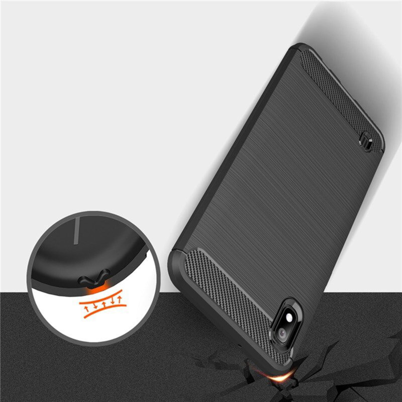 Husa Samsung Galaxy M10 Techsuit Carbon Silicone, negru