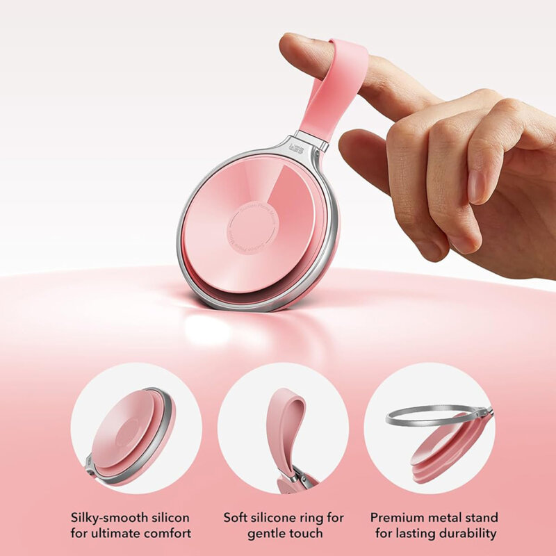 Suport inel telefon MagSafe cu ventuza ESR 2K650, roz